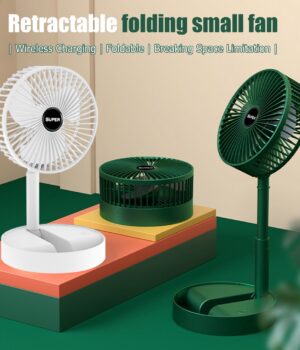 Folding Rechargeable Desk Fan